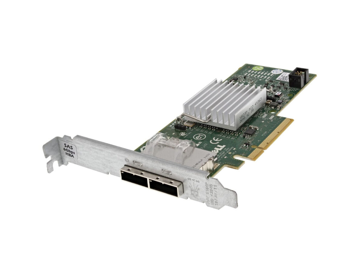 HBA DELL SAS 6/E CONTROLLER 6GB/s PCI-E DUAL PORT - Image 1