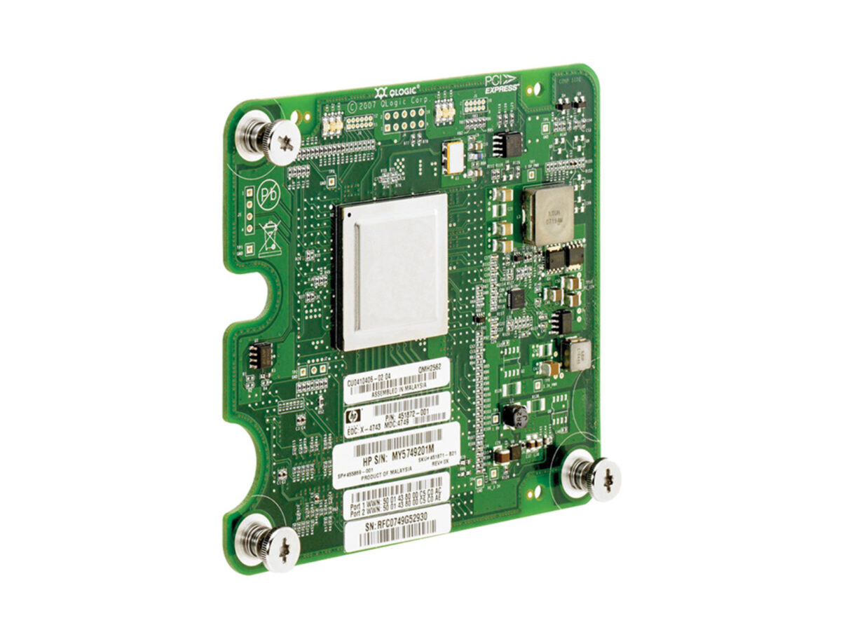 HBA FC 8GB HP QMH2562 FIBER CHANNEL DUAL PCI-E MEZZANINE - Image 1