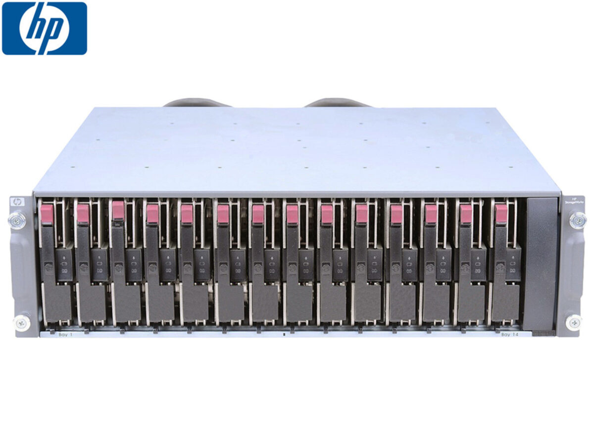 DAE HP M5314C FOR EVA4000 STORAGE 14xLFF 2xPSU 2x2GB FC 3U