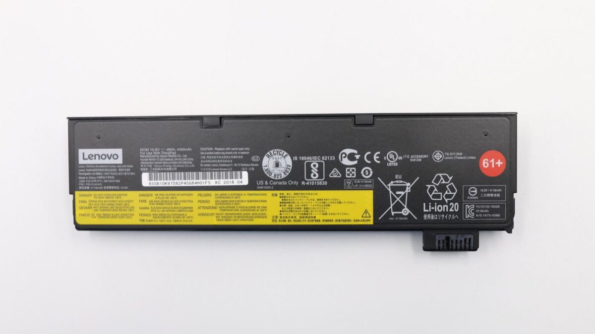 LENOVO T470 T480 T570  BATTERY GA - 01AV425 - Image 1