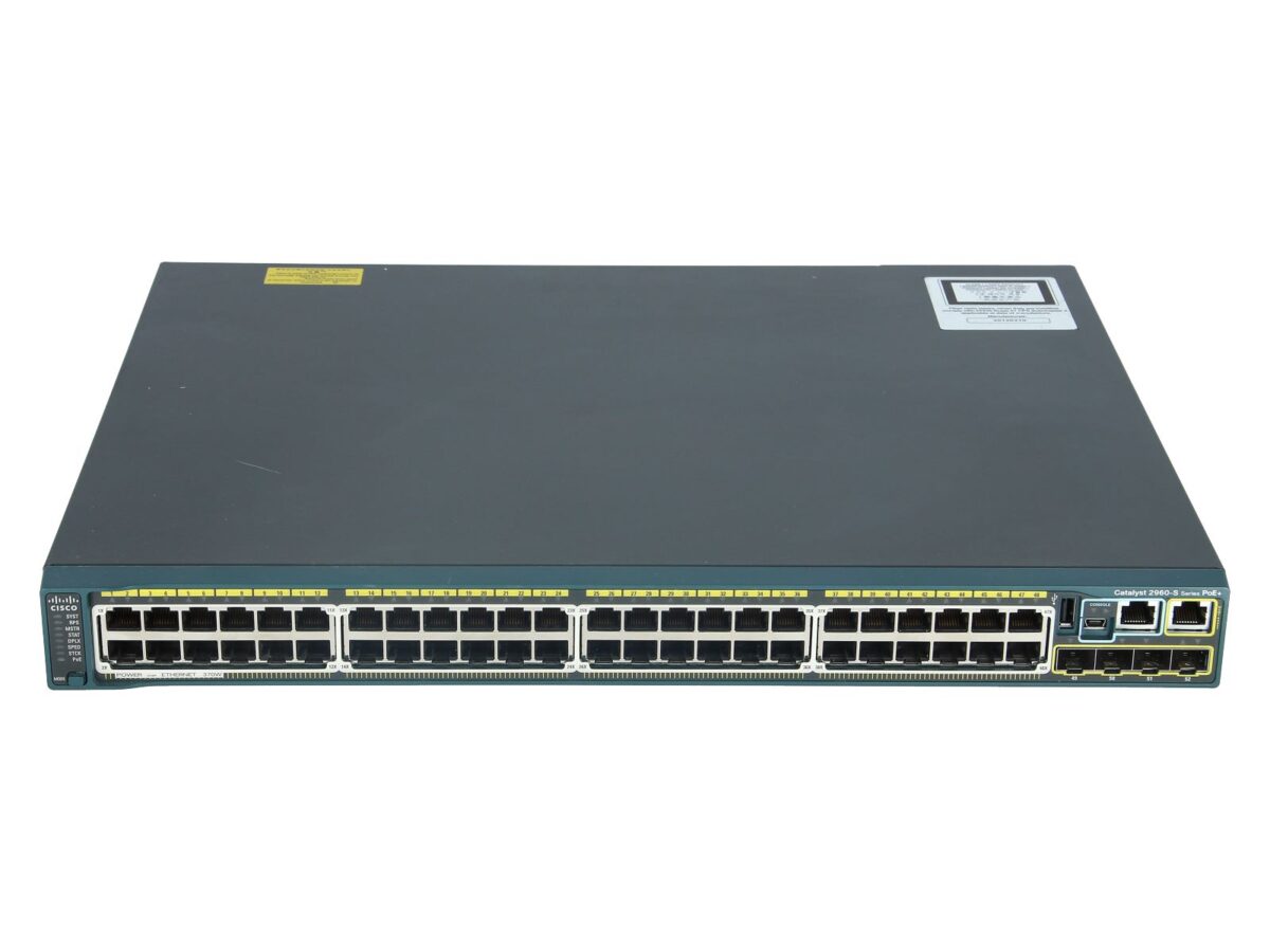 SWITCH ETH 48P 1GBE CISCO C2960S 2xSFP WS-C2960S-48LPD-L