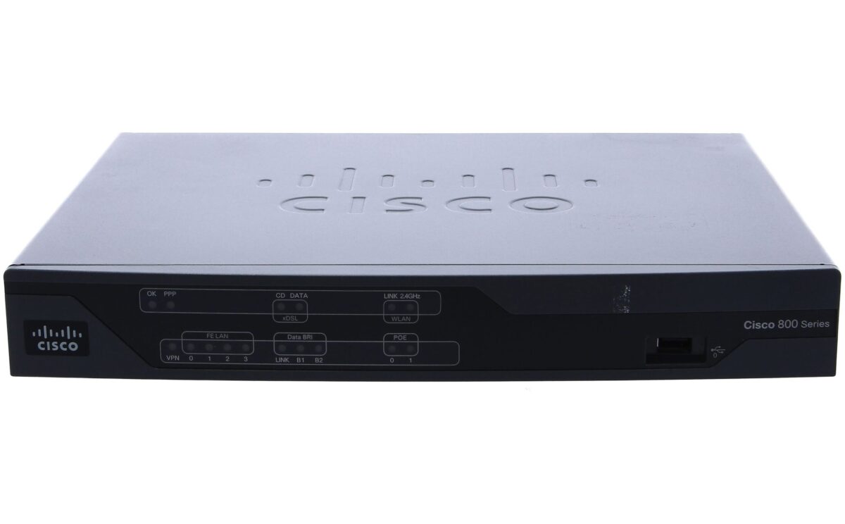 ROUTER CISCO 886 - CISCO886-K9 V01 NO AC ADAPTER - Image 1