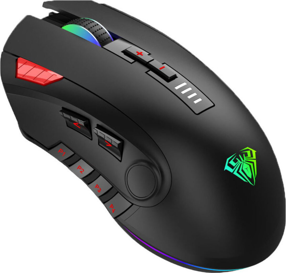 MOUSE AULA H512 RGB WIRED USB BLACK NEW - Image 2
