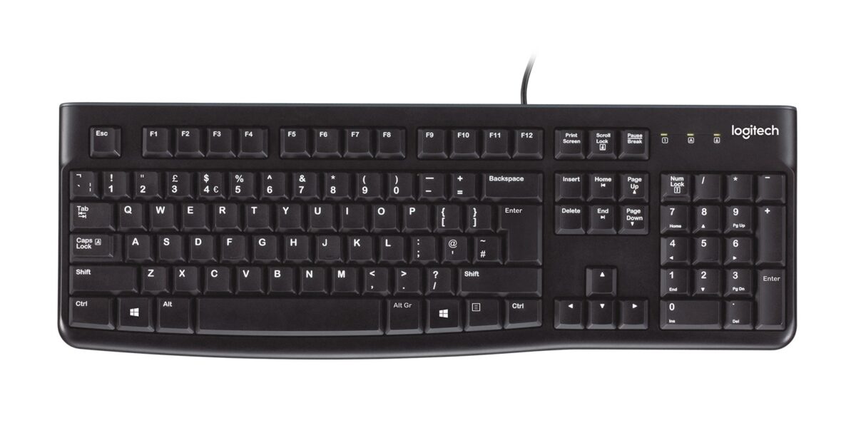 KEYBOARD LOGITECH K120 WIRED BLACK NEW - Image 2