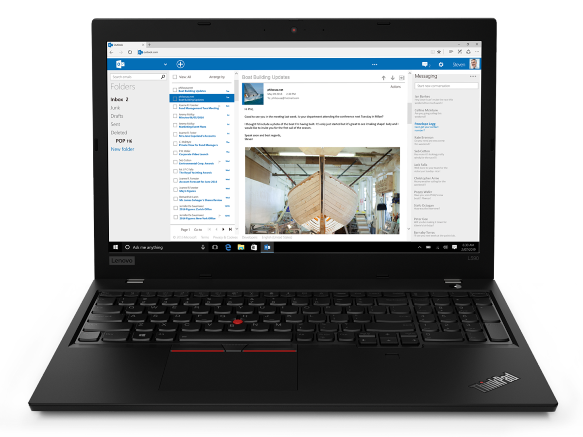 NB GA(-) LENOVO L590 I5-8265U/15.6/8GB/256SSD/COA No OS/CAM - Image 4